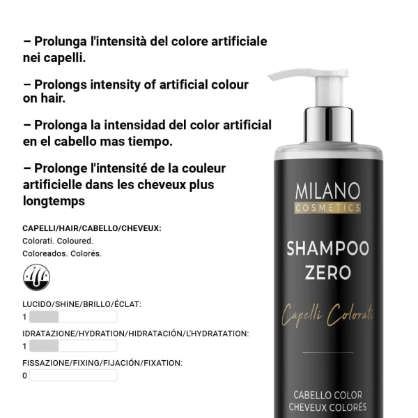 Shampoo Zero Capelli Colorati 250ml - immagine 4